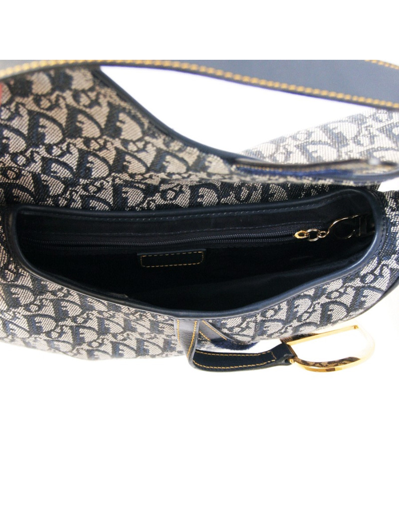 Sac selle CHRISTIAN DIOR monogram