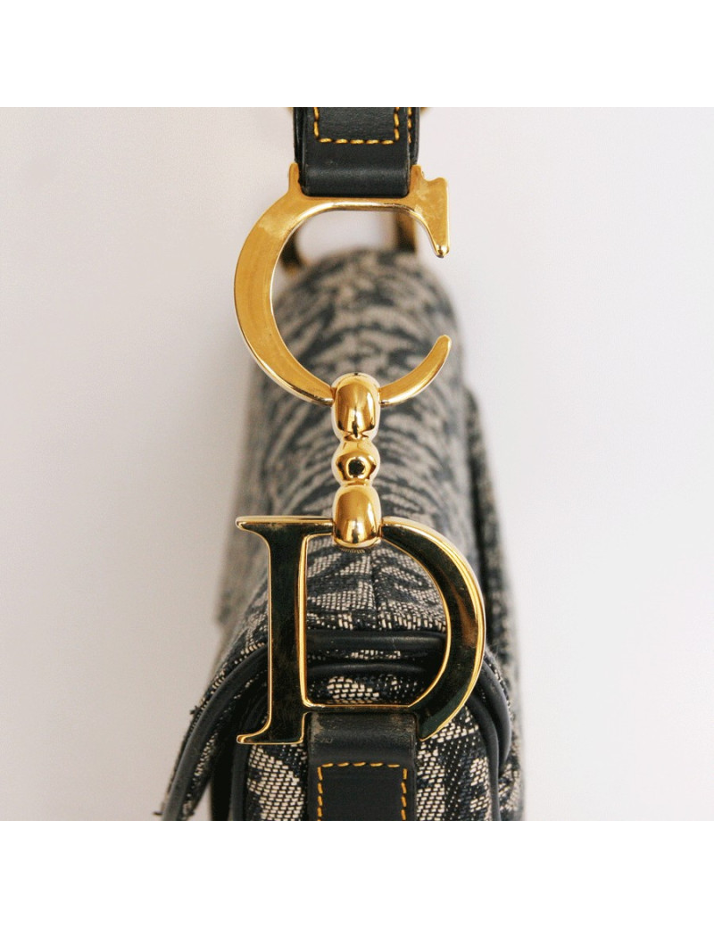 Sac selle CHRISTIAN DIOR monogram
