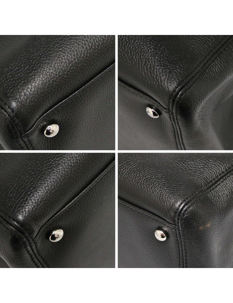 Cabas CHANEL grainé noir GM