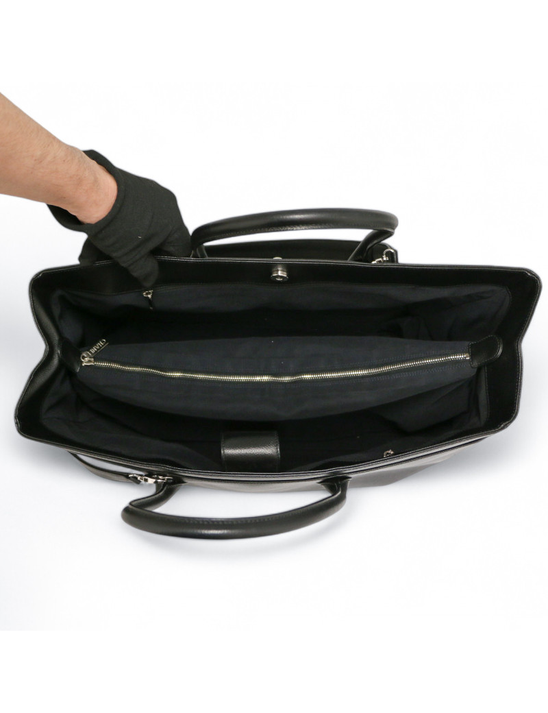 Cabas CHANEL grainé noir GM