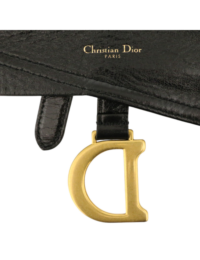 Ceinture DIOR Saddle noire