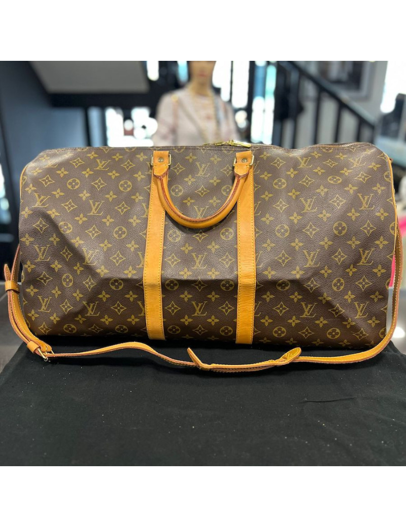 Sac Keepall 55 bandoulière LOUIS VUITTON Monogram