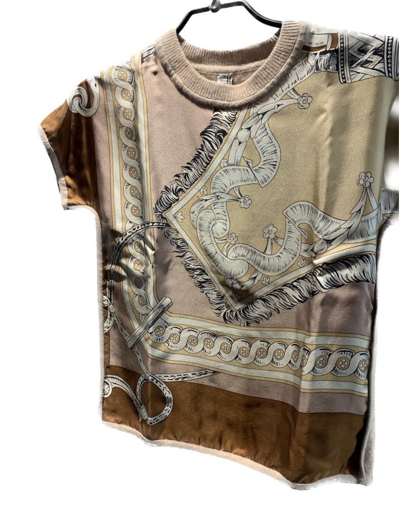 Pull t34 HERMES soie cachemire