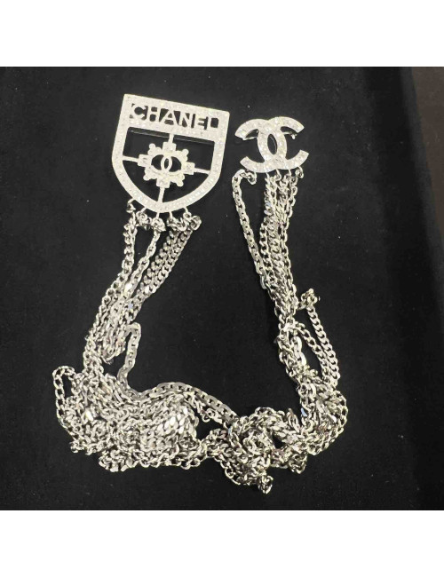 Catelaine CHANEL argent strass