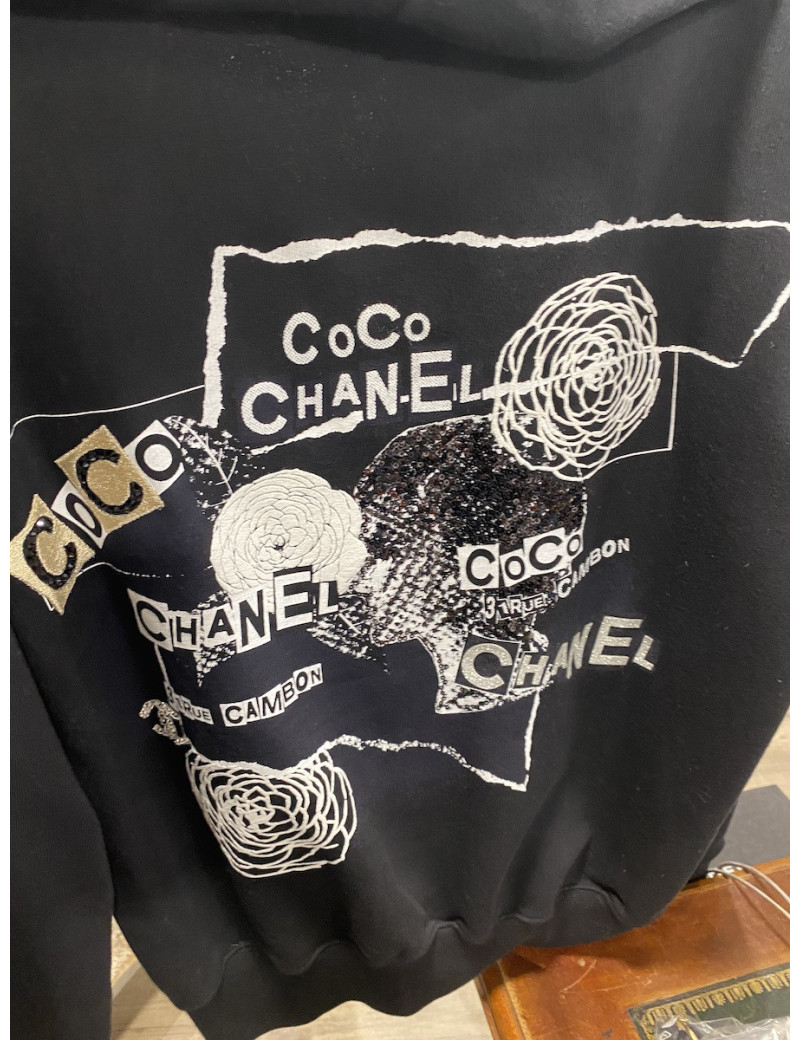 Sweat CHANEL Coco zippé