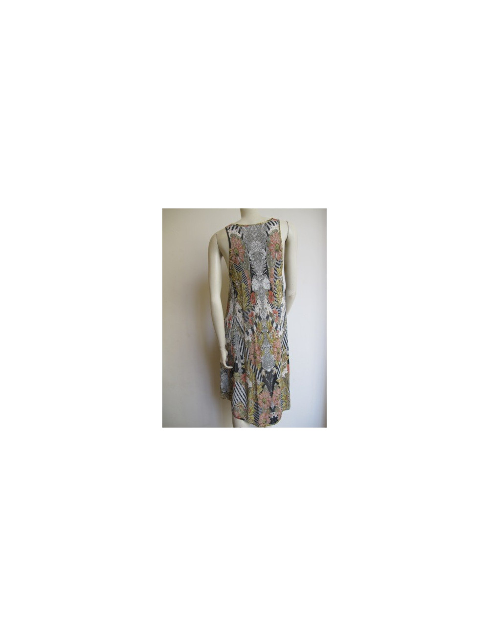 robe ALEXANDER MC QUEEN motifs fleurs