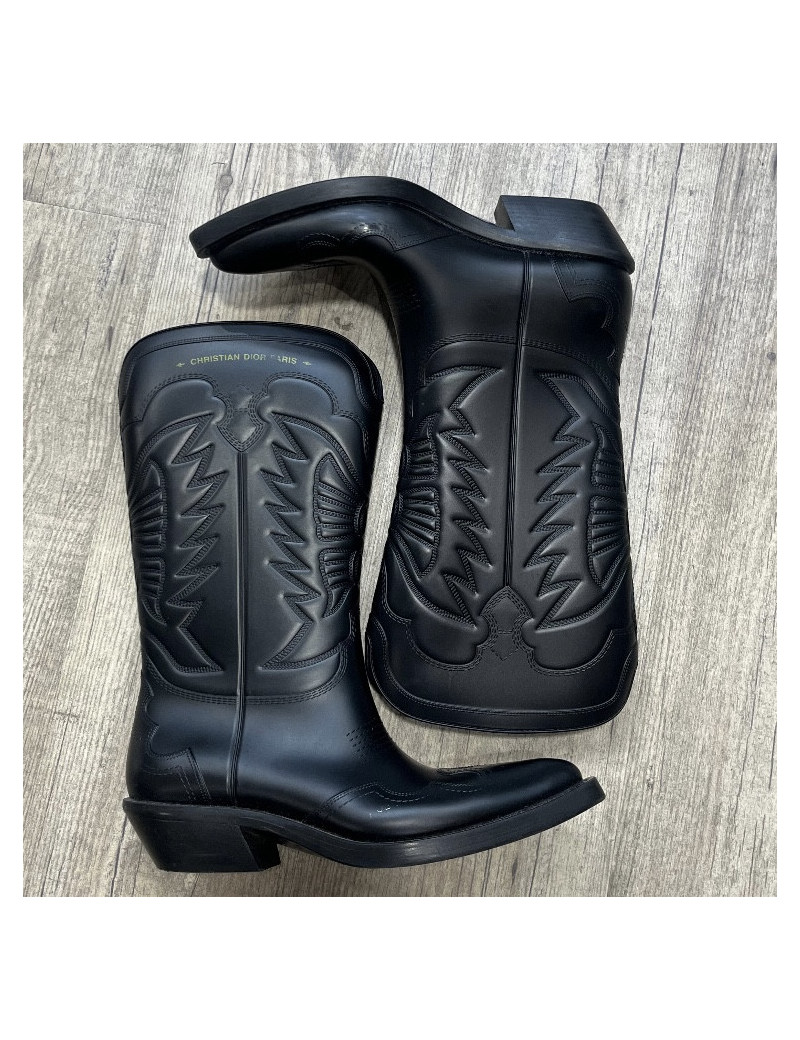 Santiags DIOR West caoutchouc T40