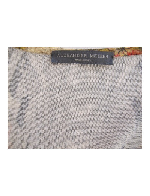 robe ALEXANDER MC QUEEN motifs fleurs