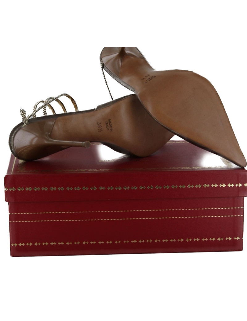 Escarpins RENE CAOVILLA serpent strass