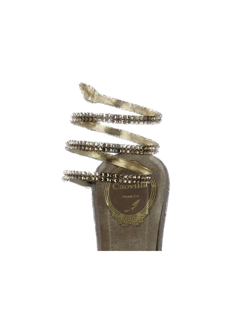 Escarpins RENE CAOVILLA serpent strass