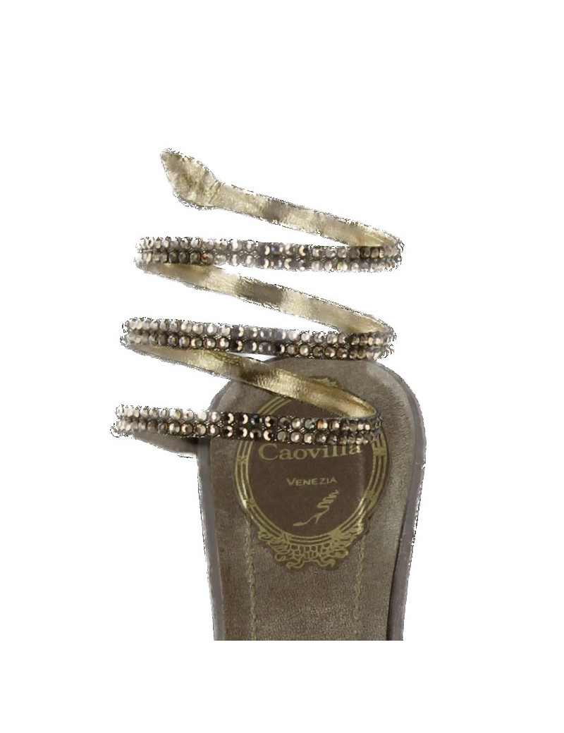 RENÉ CAOVILLA T38, 5 snake rhinestone pumps