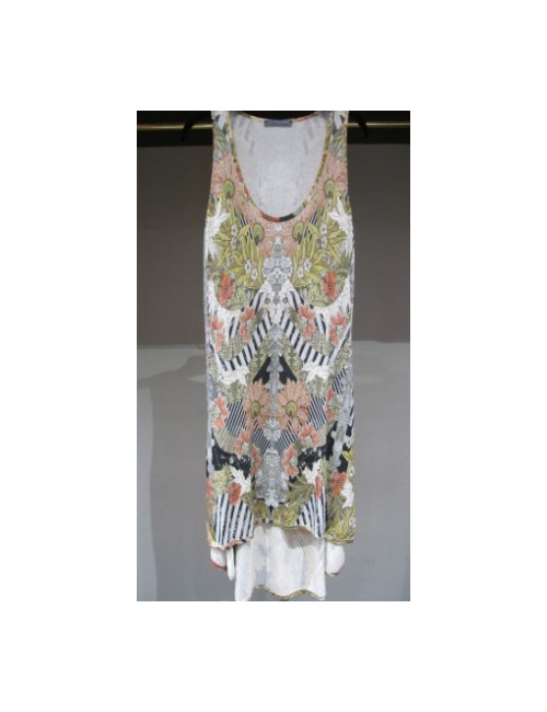 robe ALEXANDER MC QUEEN motifs fleurs