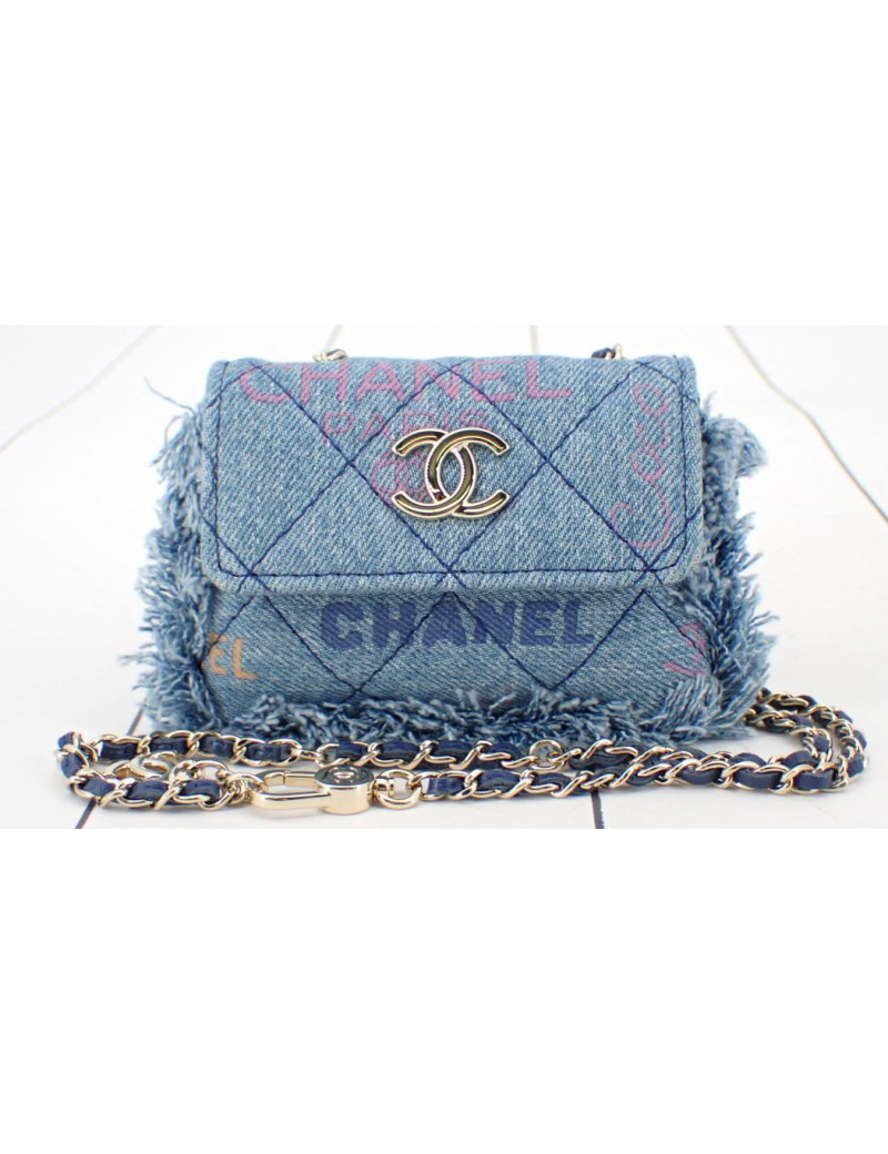 Mini sac CHANEL denim
