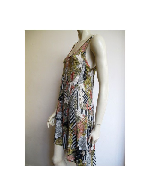 robe ALEXANDER MC QUEEN motifs fleurs