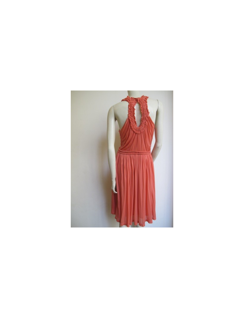 robe ALEXANDER MC QUEEN ROSE corail