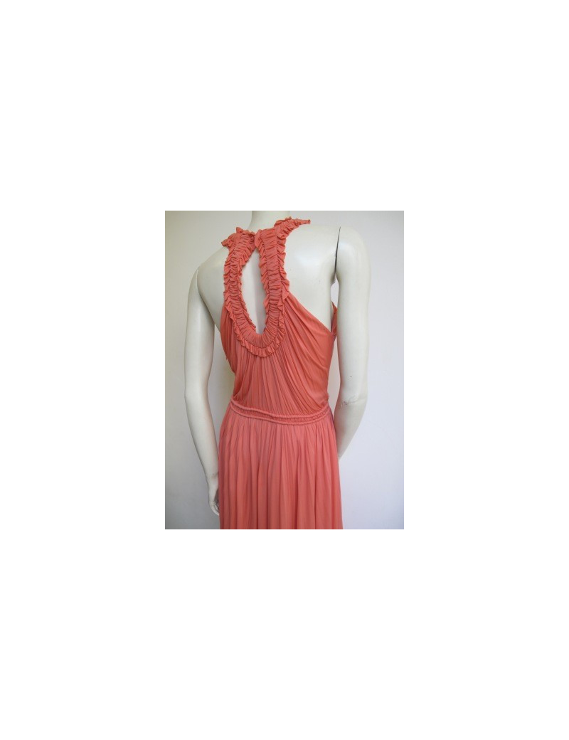 robe ALEXANDER MC QUEEN ROSE corail