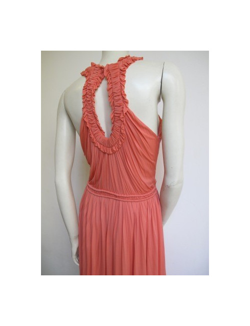 robe ALEXANDER MC QUEEN ROSE corail