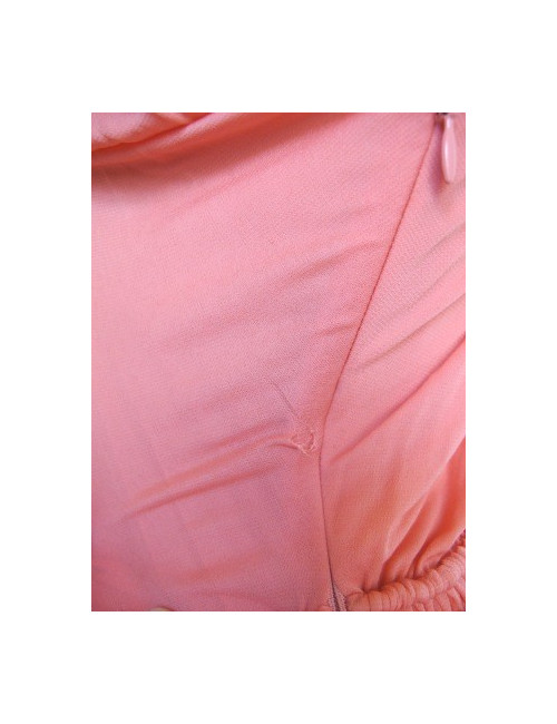 robe ALEXANDER MC QUEEN ROSE corail