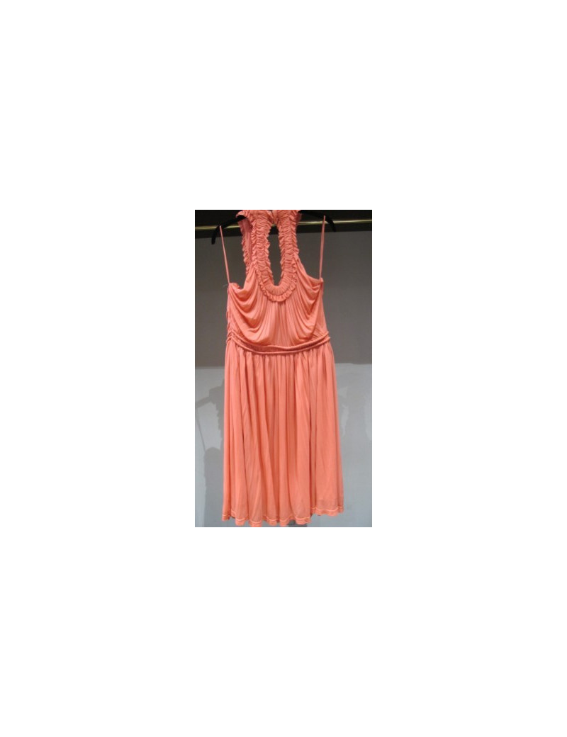 robe ALEXANDER MC QUEEN ROSE corail