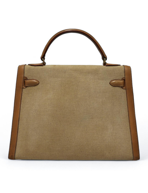 Kelly HERMES toile et cuir 