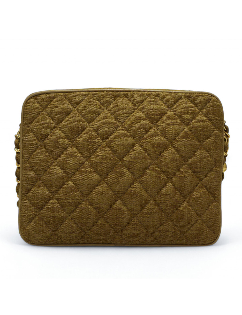 Sac Caméra CHANEL lin  Vintage