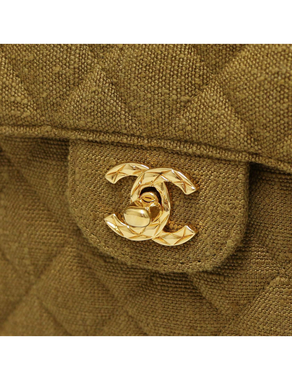 Sac Caméra CHANEL lin  Vintage