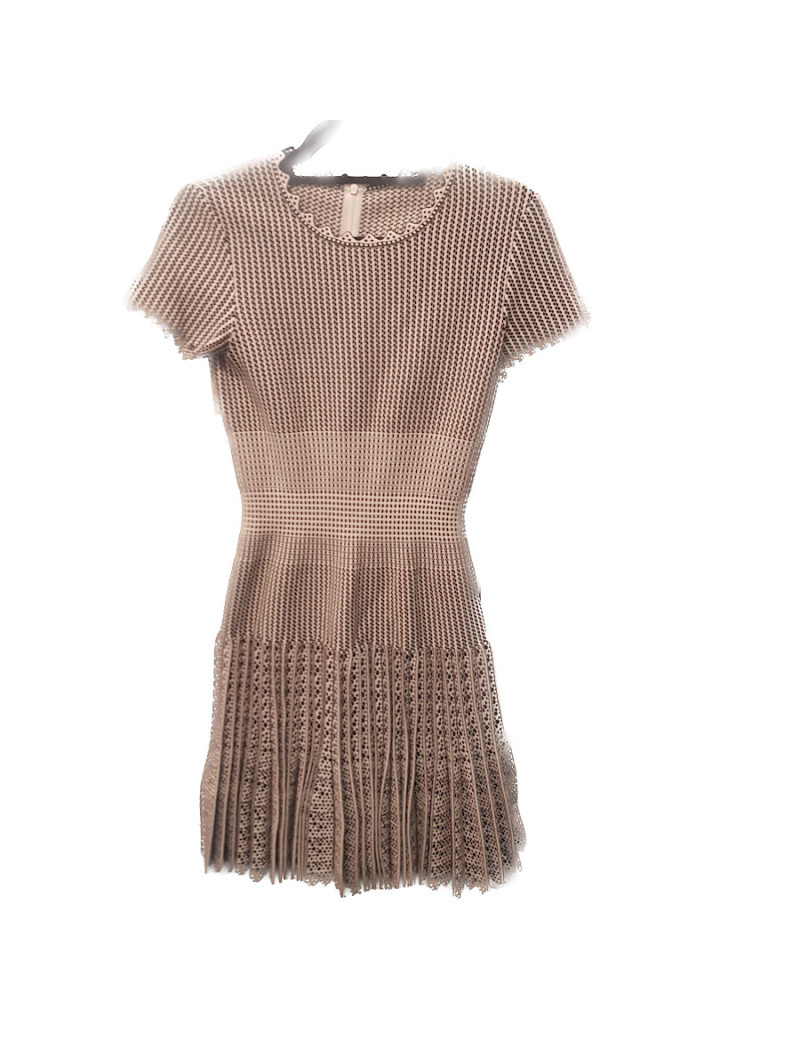 Robe ALAIA T40 noire et blanche