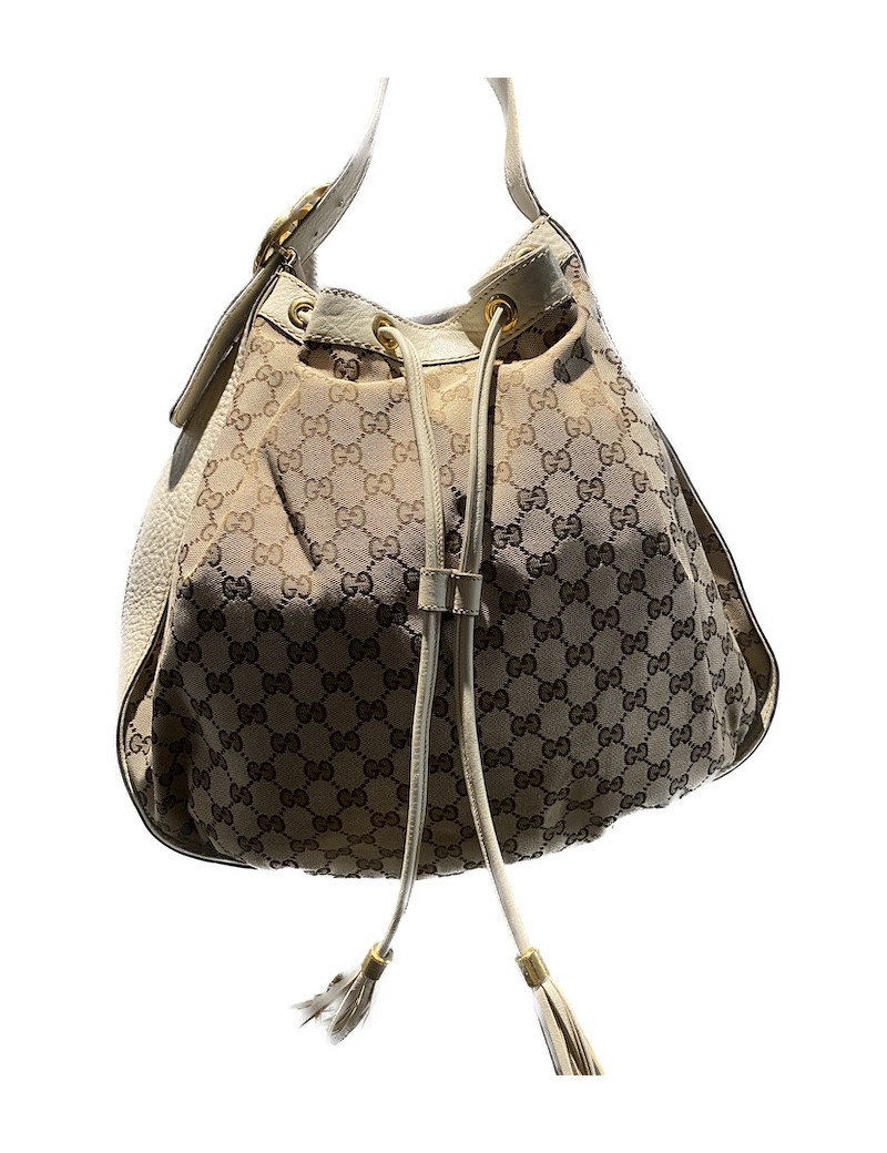 Cabas GUCCI Hobo toile Monogramme