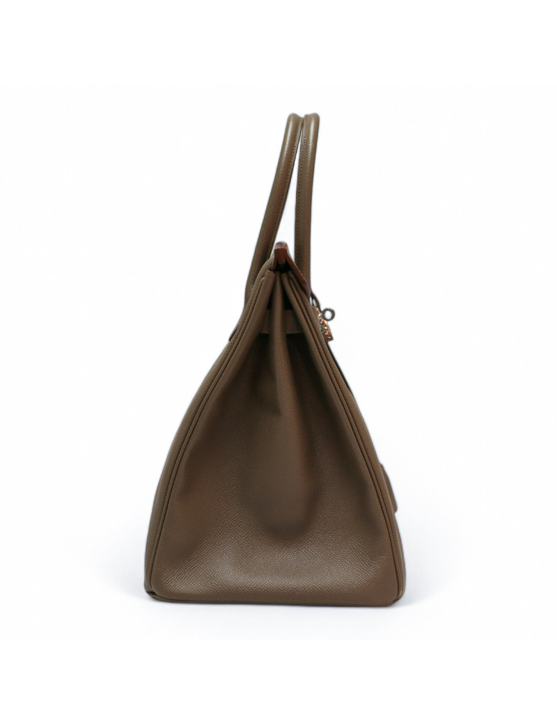 Birkin 35 HERMES Epsom gris Etain