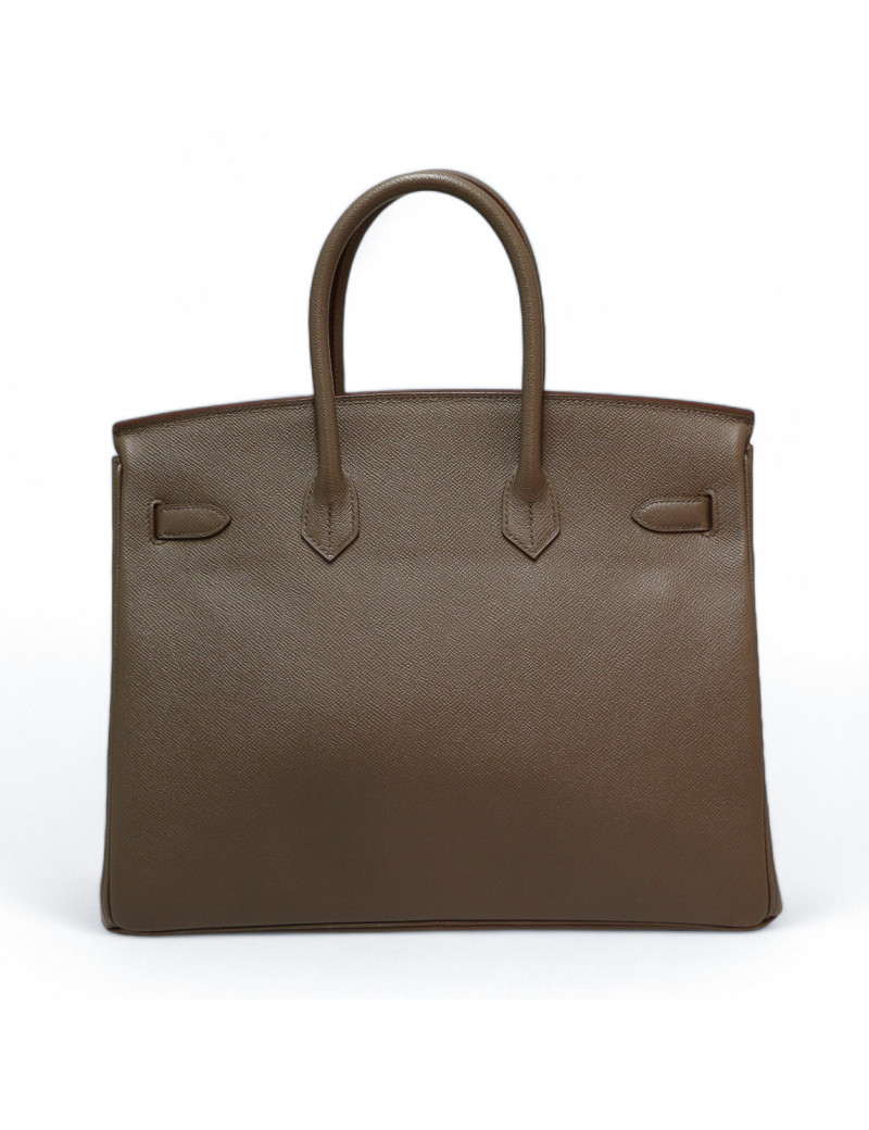 Birkin 35 HERMES Epsom gris Etain
