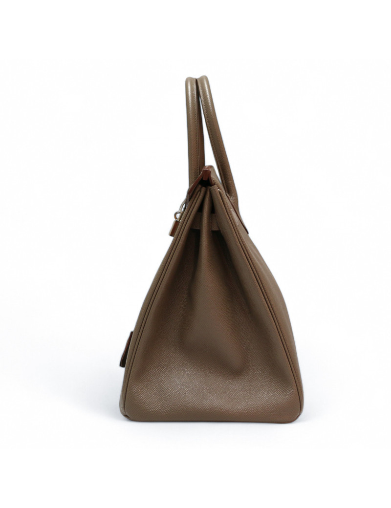 Birkin 35 HERMES Epsom gris Etain