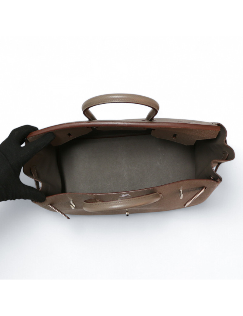 Birkin 35 HERMES Epsom gris Etain