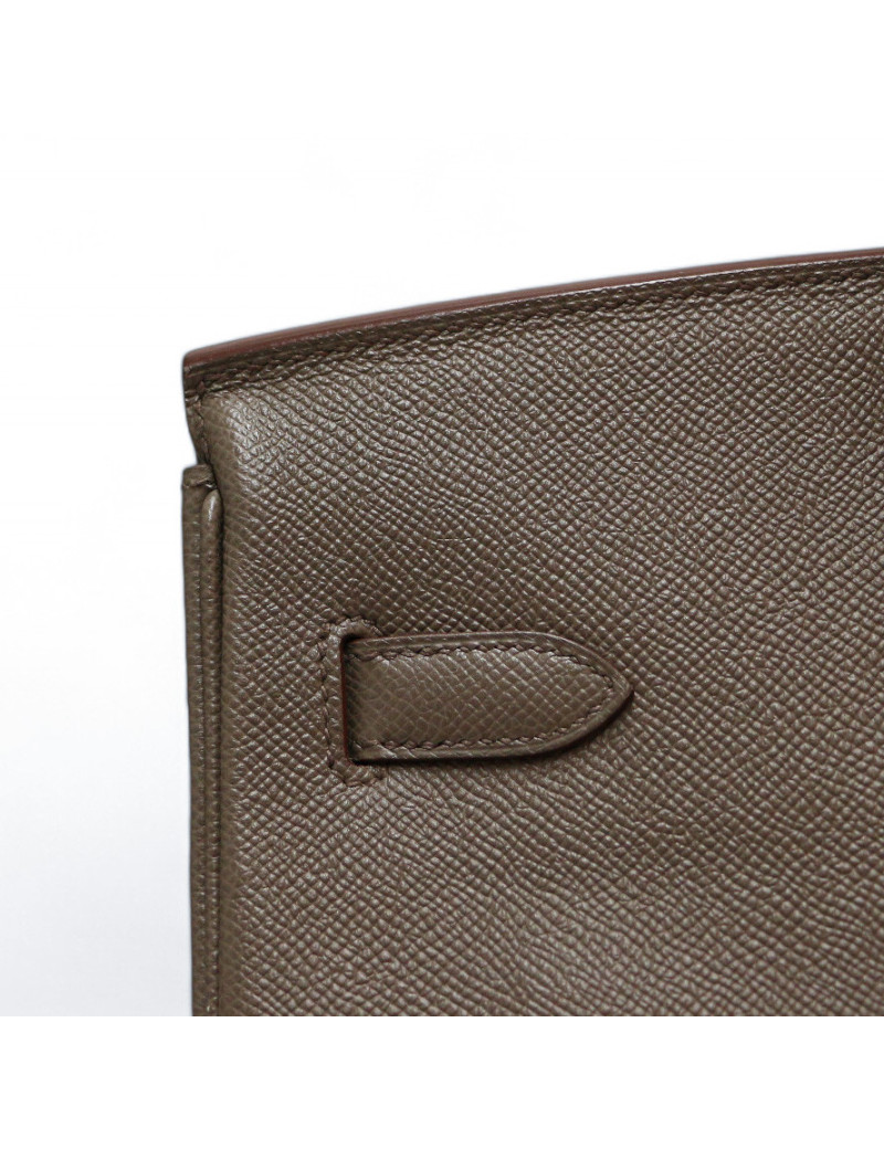 Birkin 35 HERMES Epsom gris Etain
