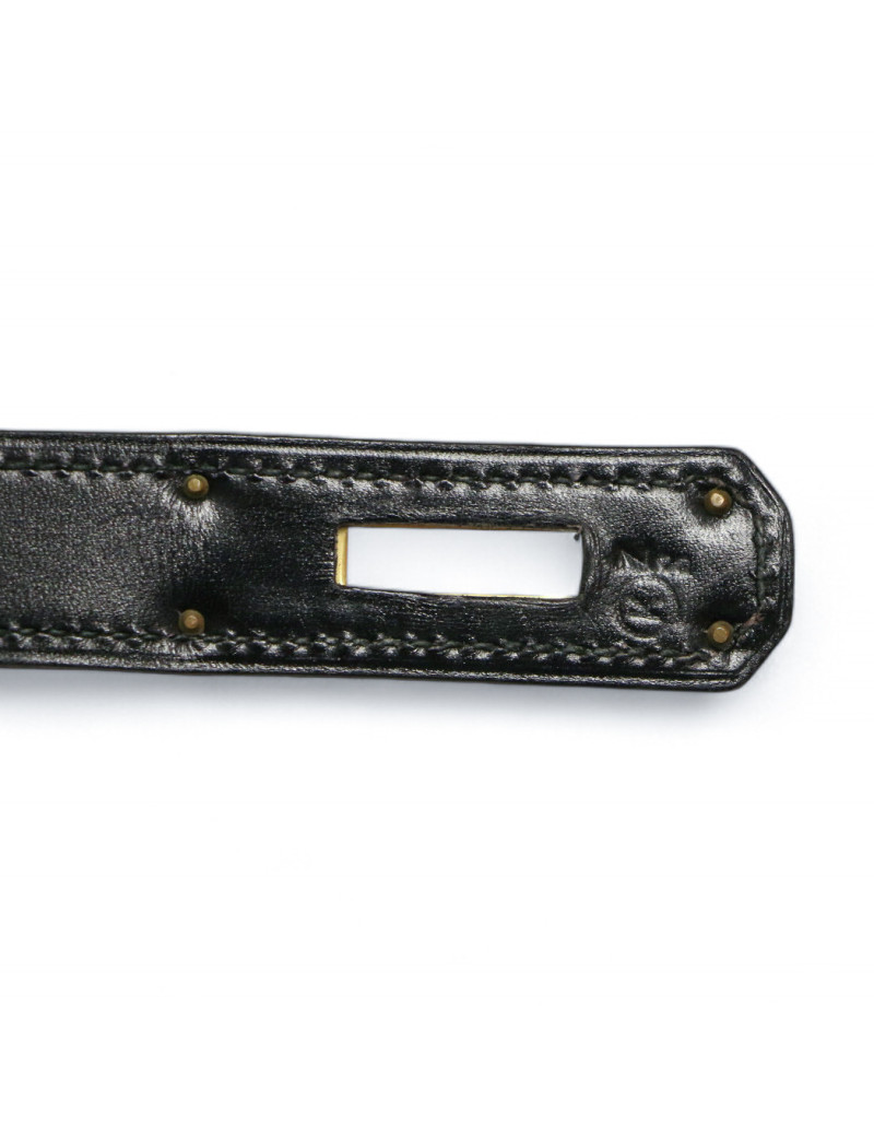 Kelly 28 toile et cuir vintage HERMES