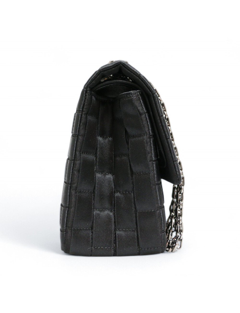 2.55 CHANEL satin noir all black