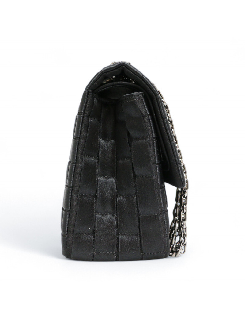 2.55 CHANEL satin noir all black