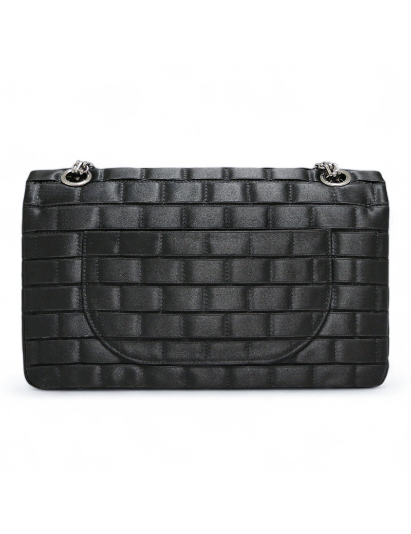 2.55 CHANEL satin noir all black
