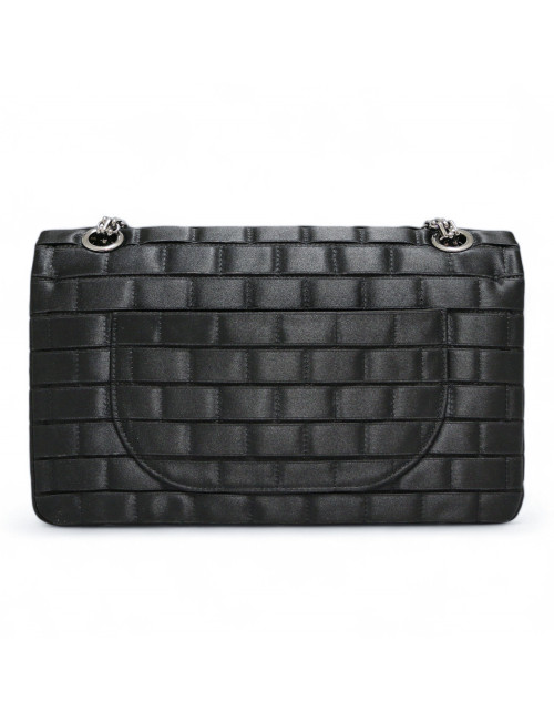 2.55 CHANEL satin noir all black