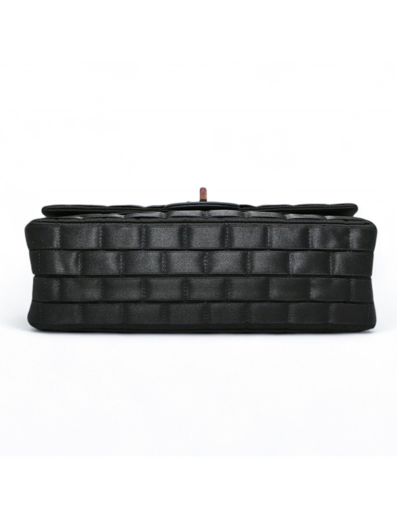 2.55 CHANEL satin noir all black