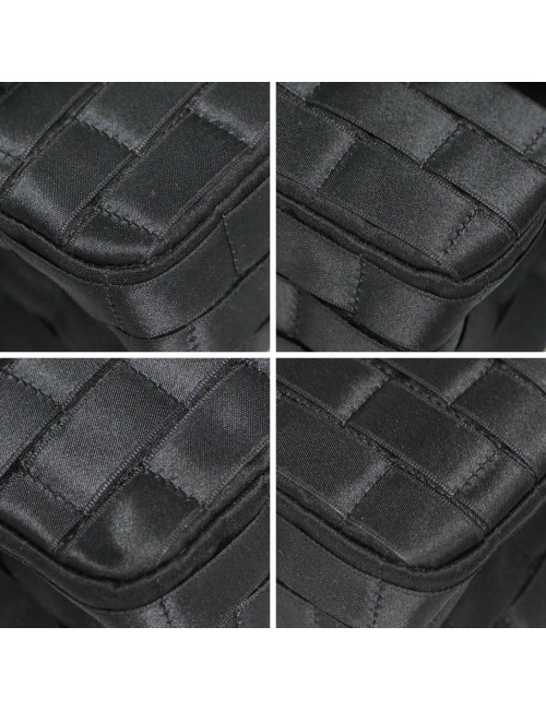 2.55 CHANEL satin noir all black