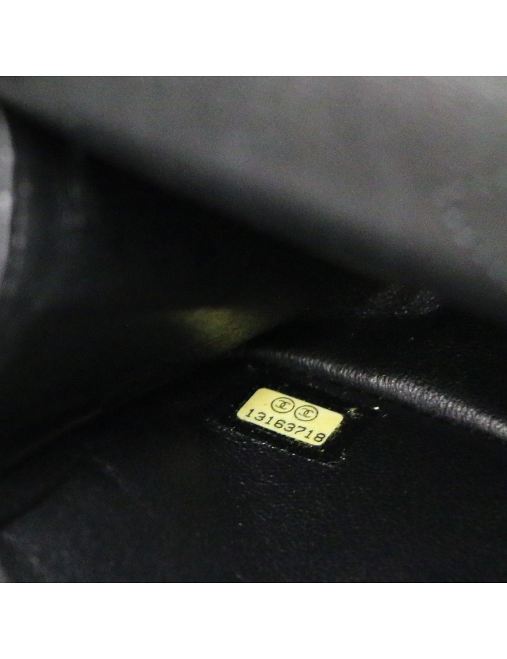 2.55 CHANEL satin noir all black