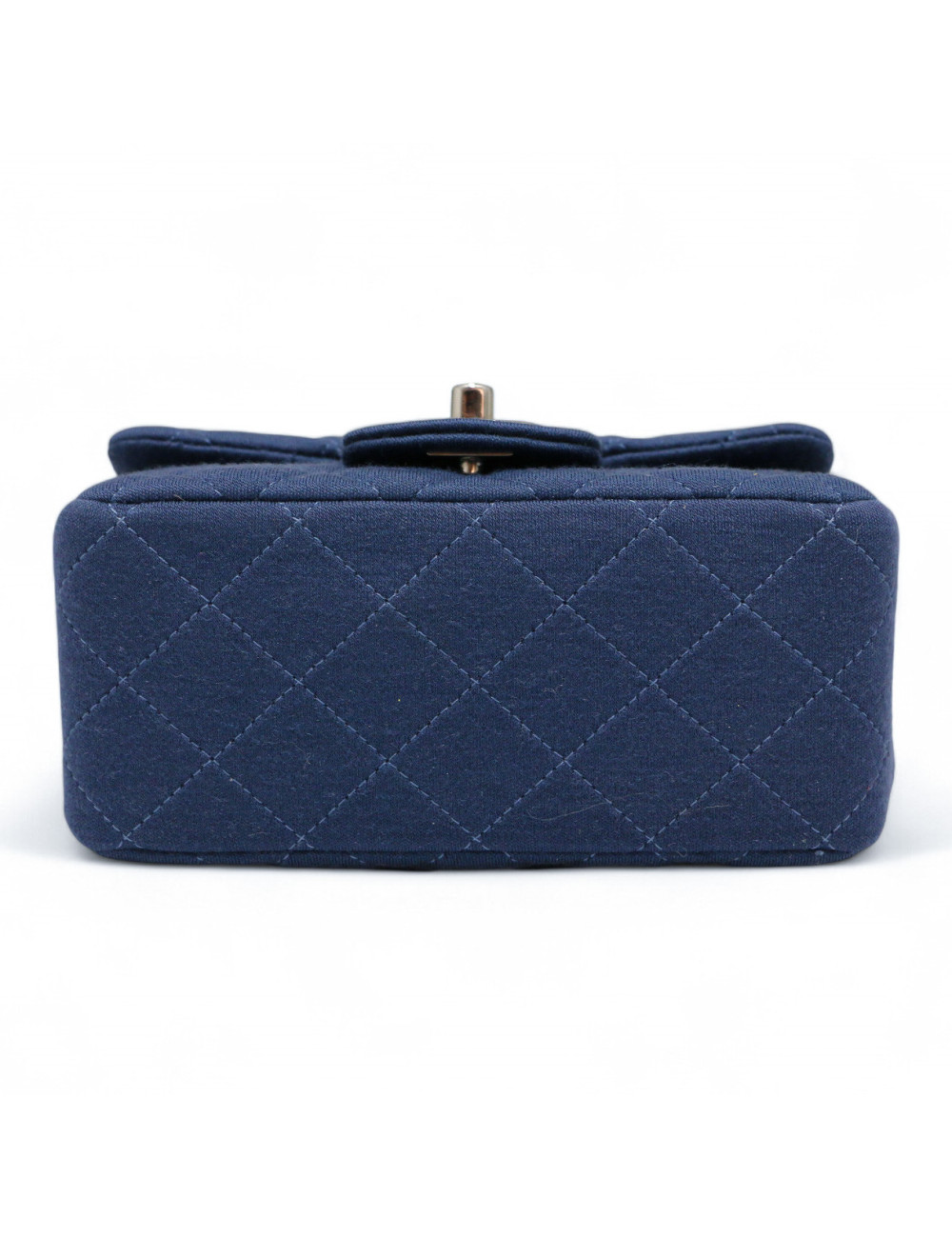 Mini  Timeless CHANEL jersey bleu