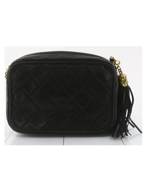 Petit caméra CHANEL vintage noir