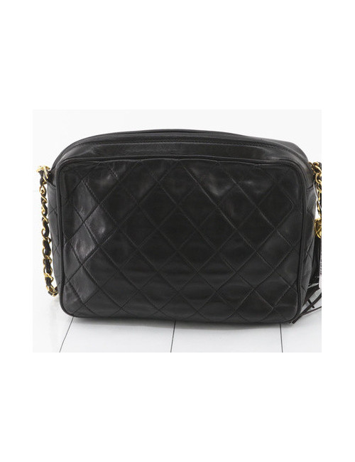 Sac Caméra CHANEL vintage CC métalssé