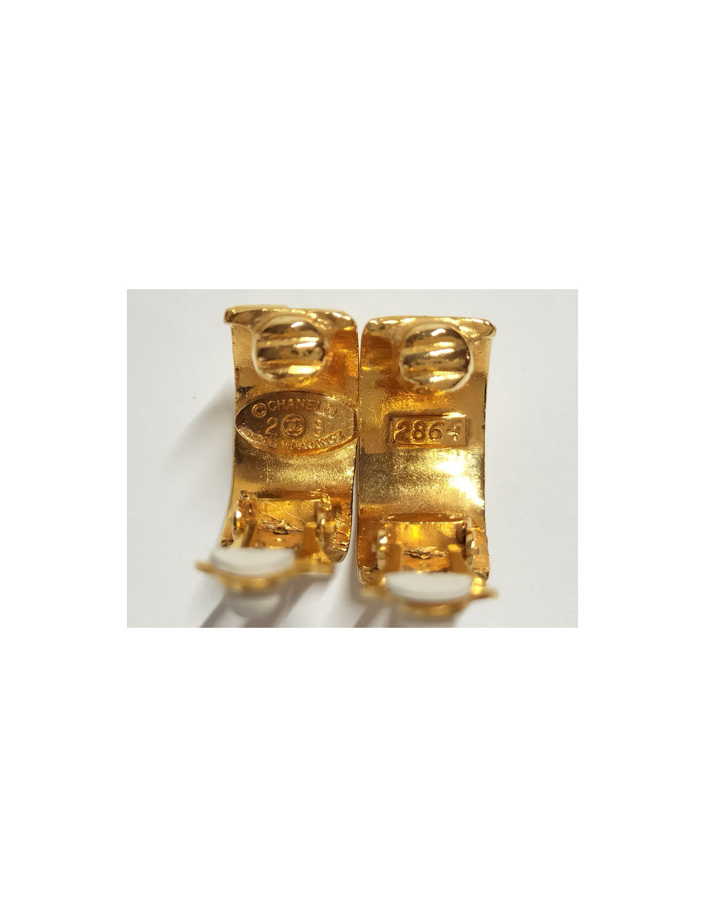 Clips CHANEL créoles vintage