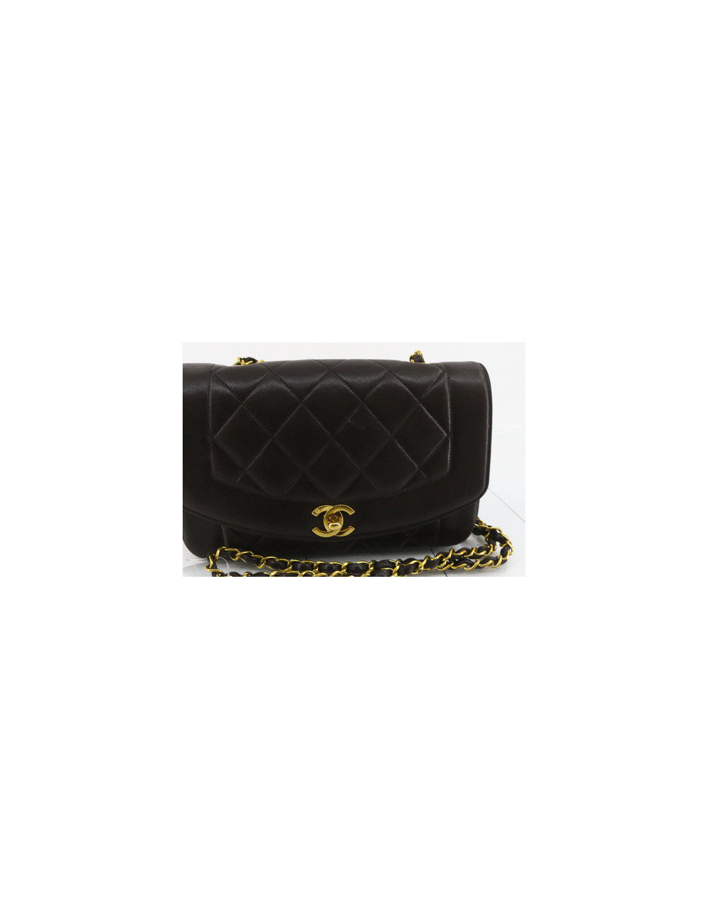 Diana CHANEL 23 cm cuir d'agneau