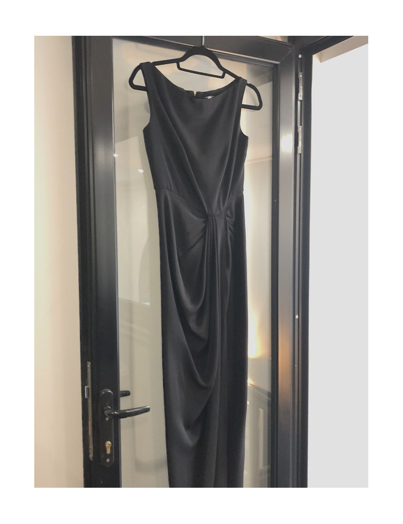 Robe longue du soir T 8 UK JENNY PACKHAM noire 