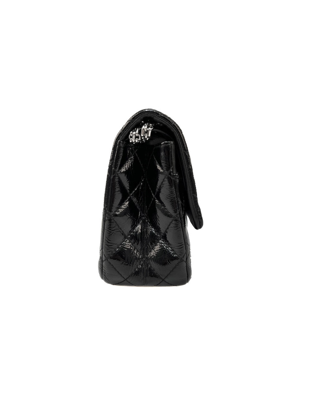 2.55 CHANEL verni cuir noir