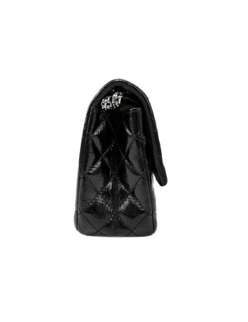2.55 CHANEL verni cuir noir