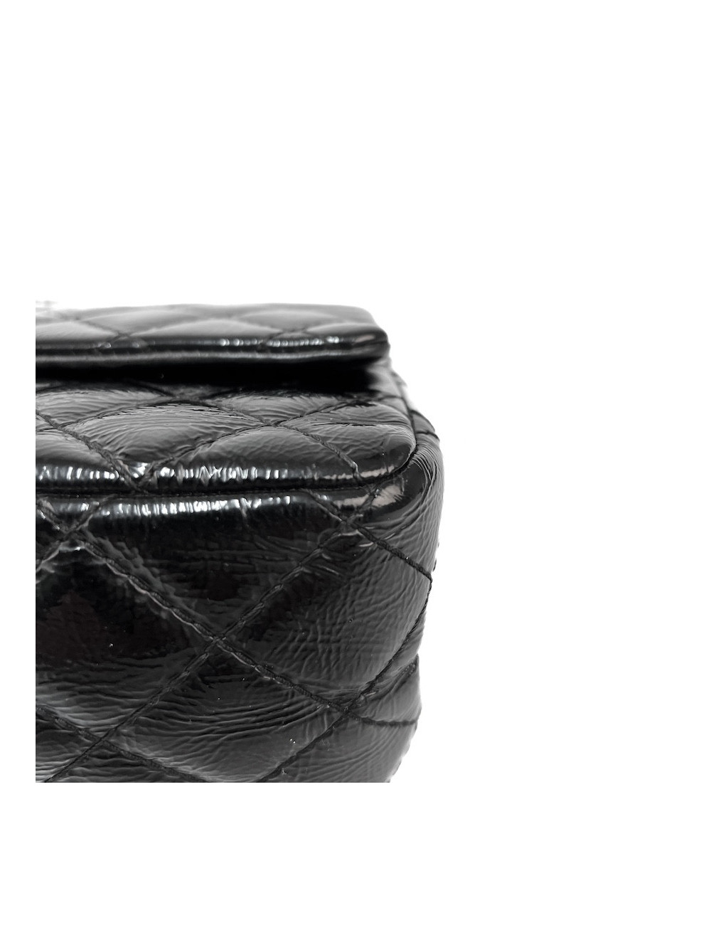 2.55 CHANEL verni cuir noir